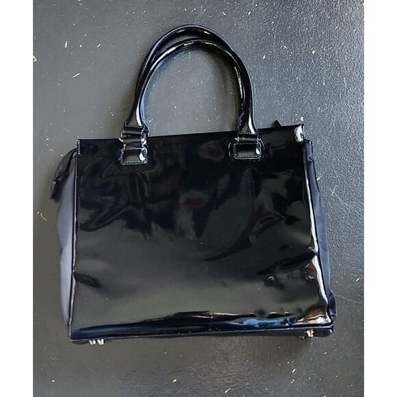 Lipault paris Black Patent Leather and Vinyl Travel Tote - Picture 2 of 6